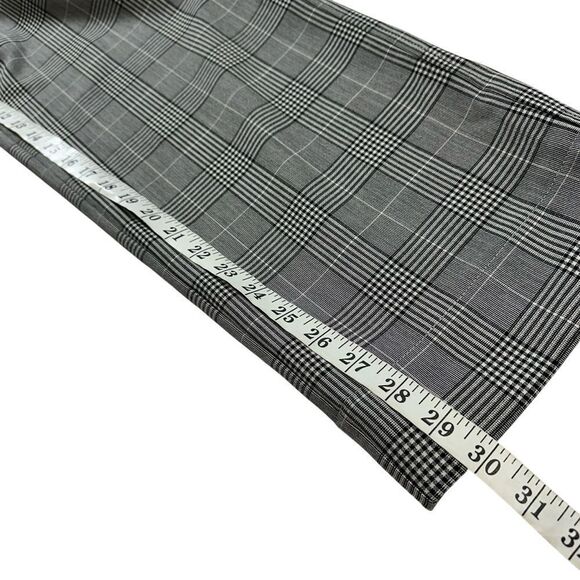 Ganni Check Plaid Phantom Suiting Pleated Window Pane Academia Trouser Pant 8/10 - Picture 9 of 14